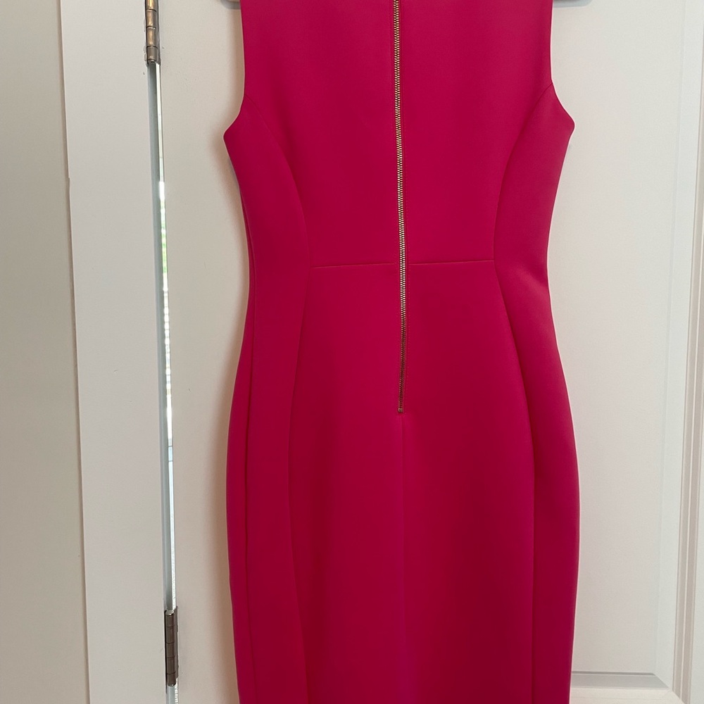 Hot Pink Sheath Dress